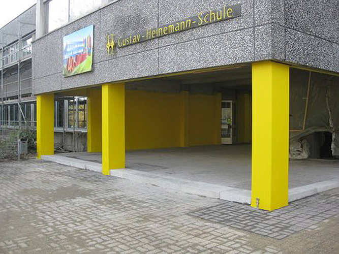 Instandsetzung von Stahlbetonstützen mittels Spritzbeton